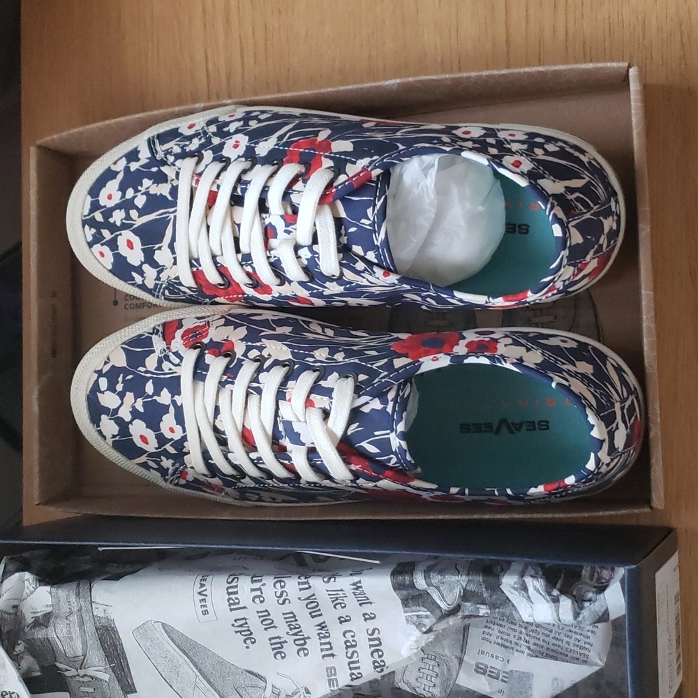 SeaVees Trina Turk Monterey floral sneakers